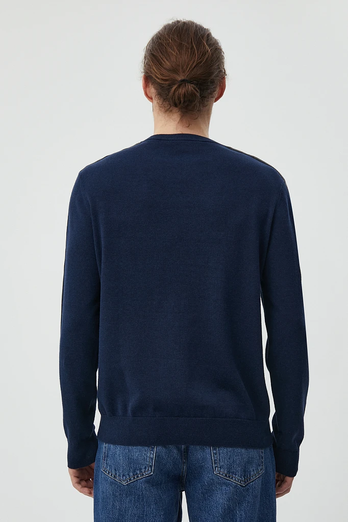 Джемпер вязаный из хлопка, Модель FAB21126, Фото №4