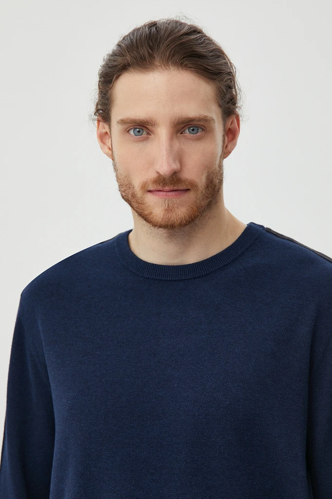 Джемпер вязаный из хлопка, Модель FAB21126, Фото №5