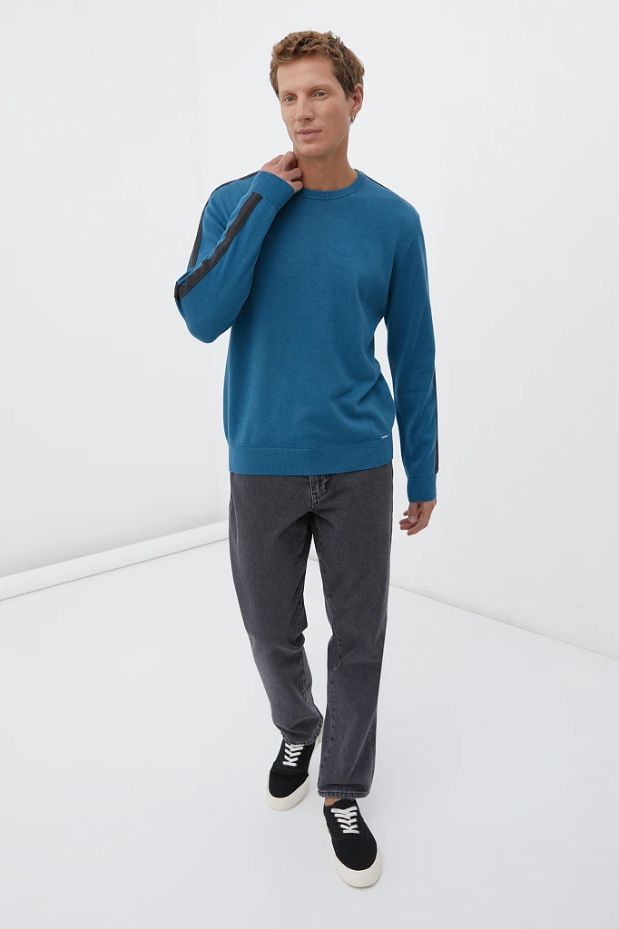 Джемпер вязаный из хлопка, Модель FAB21126, Фото №2