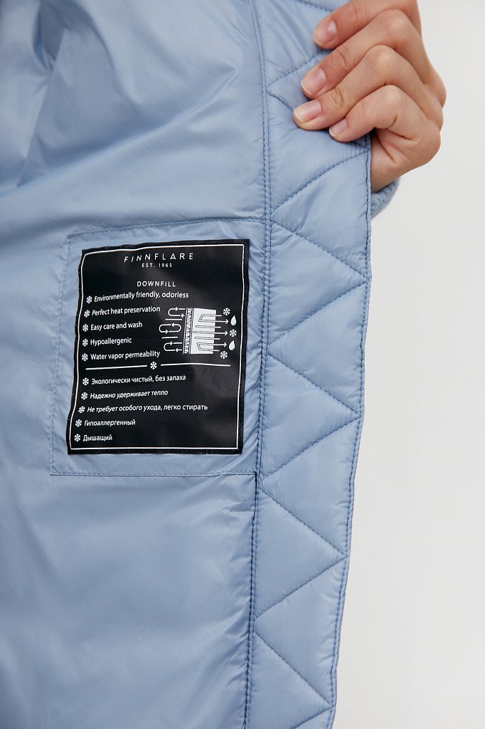 Демисезонная женская куртка с утеплителем, Модель FAB110140, Фото №3