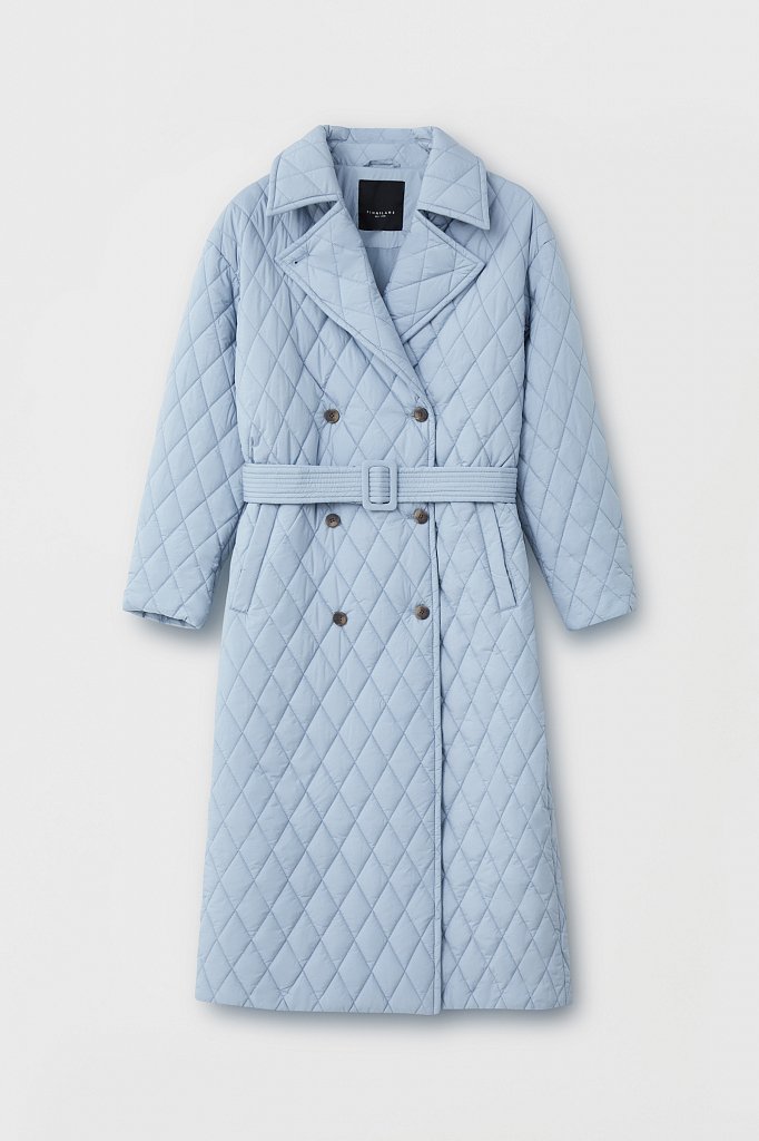 Cтеганое женское пальто с утеплителем, Модель FAB110200, Фото №7