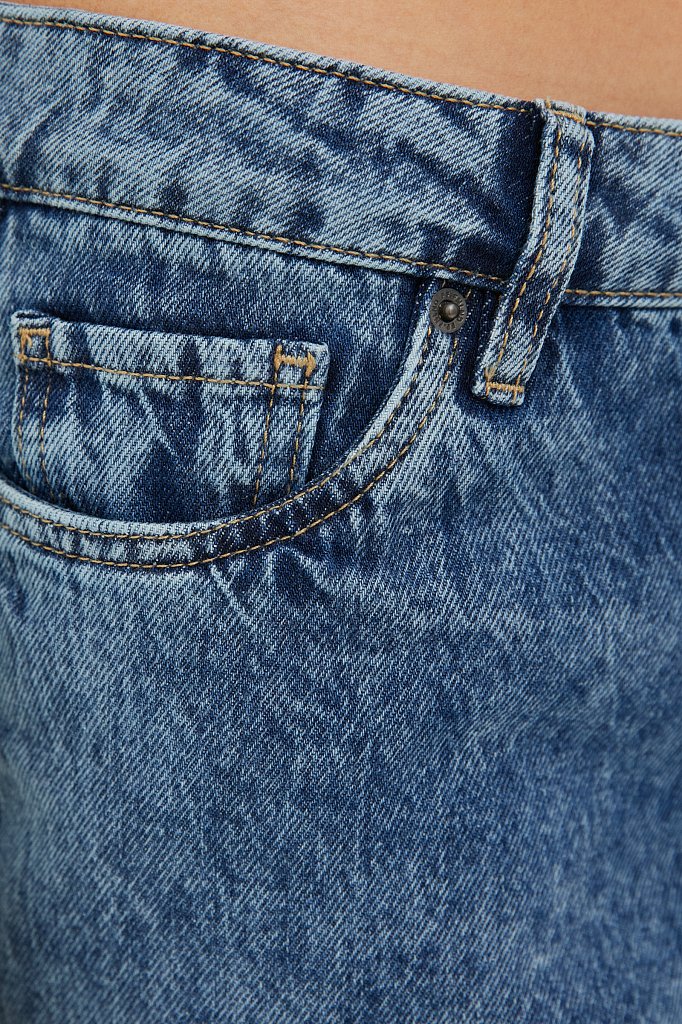 Женские джинсы tapered fit на средней посадке, Модель FAB15003, Фото №5
