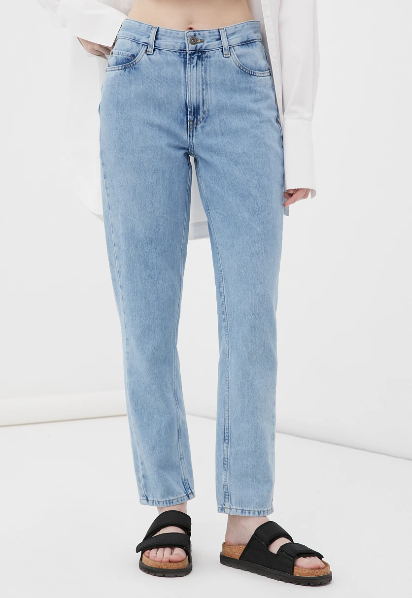 Джинсы tapered fit женские, Модель FAB15009, Фото №2