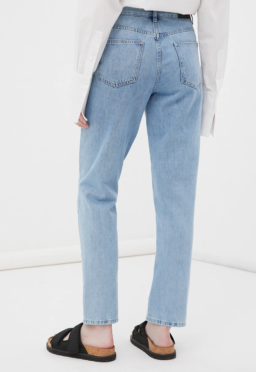 Джинсы tapered fit женские, Модель FAB15009, Фото №4