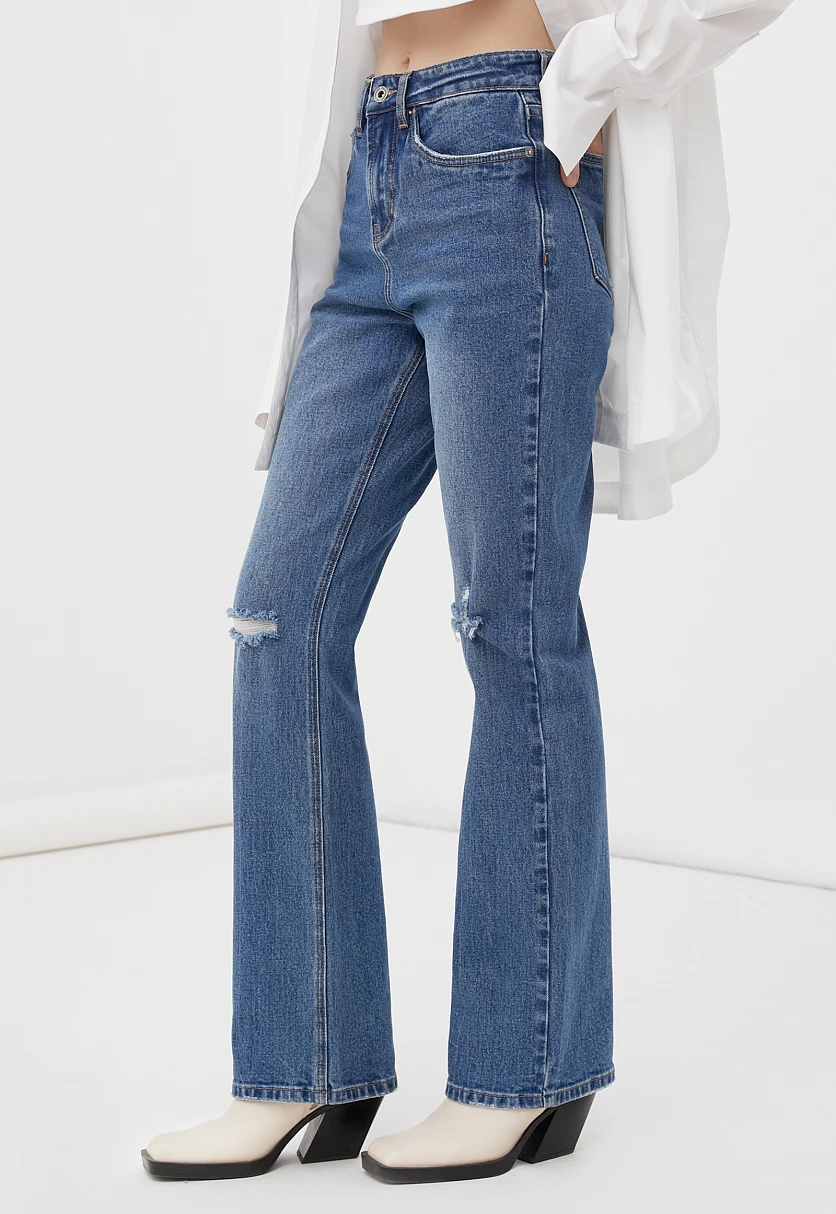 Джинсы bootcut fit женские, Модель FAB15013, Фото №3