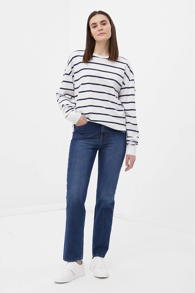 Джинсы straight fit женские, Модель FAB15023D, Фото №1