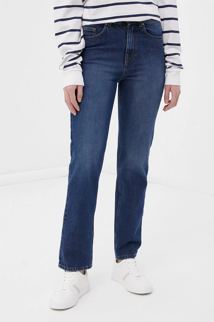 Джинсы straight fit женские, Модель FAB15023D, Фото №2
