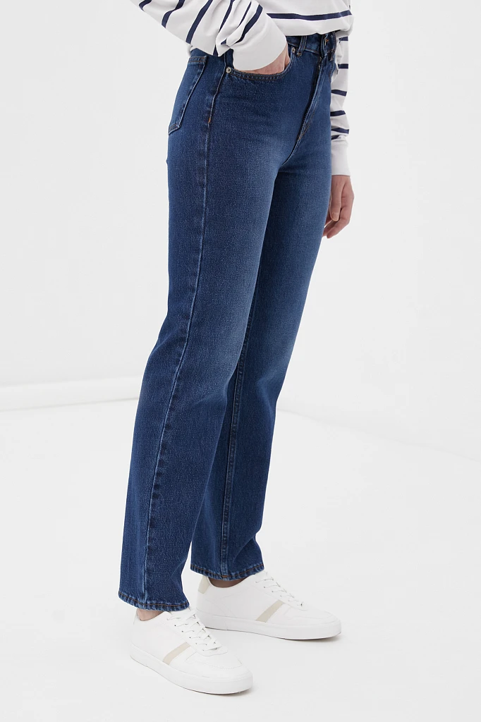 Джинсы straight fit женские, Модель FAB15023D, Фото №3