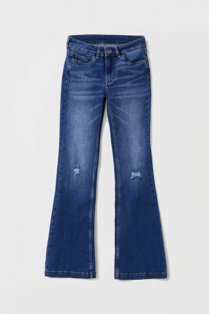 Джинсы женские bootcut fit, Модель FAB15004, Фото №6