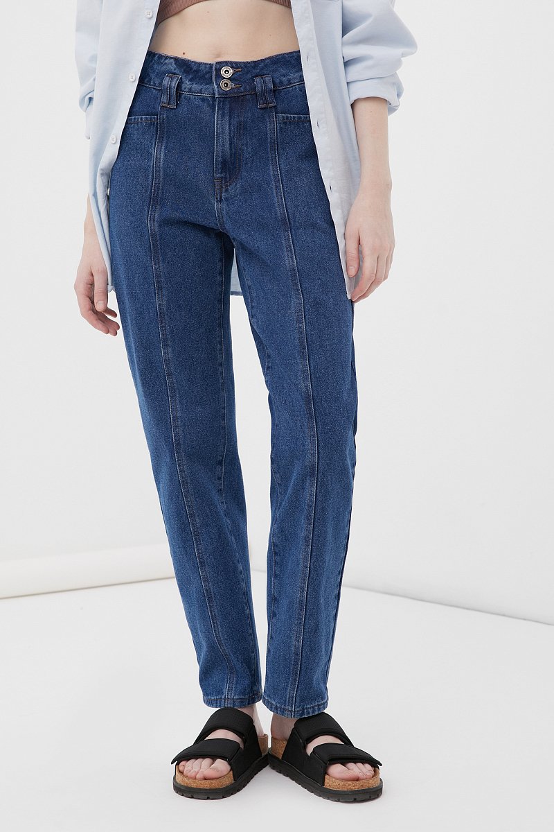 Джинсы женские tapered fit, Модель FAB15012, Фото №2