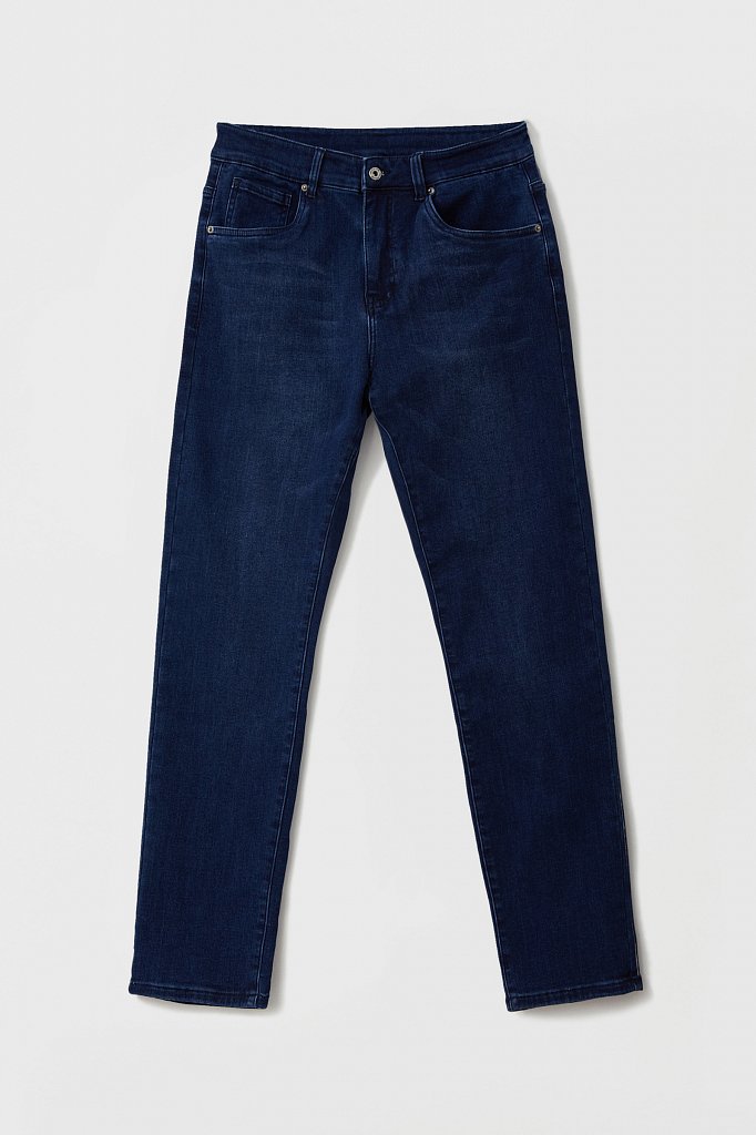 Утепленные джинсы straight fit мужские, Модель FAB25004, Фото №7