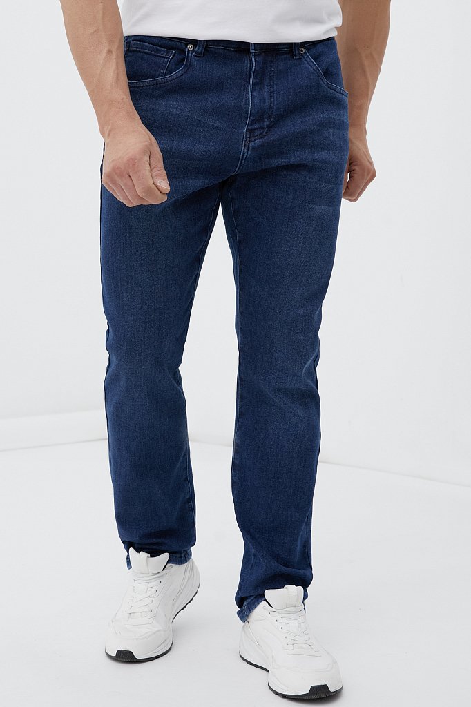Утепленные джинсы straight fit мужские, Модель FAB25004, Фото №2
