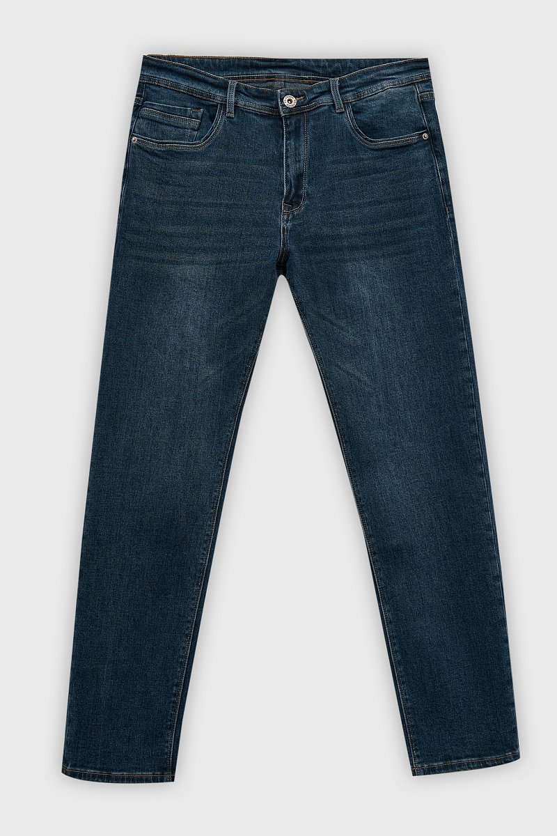 Классические прямые мужские джинсы comfort fit, Модель FAB25011, Фото №6
