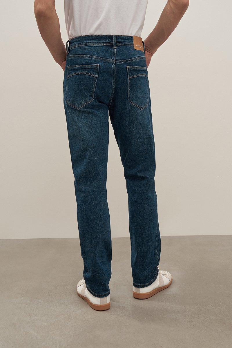 Классические прямые мужские джинсы comfort fit, Модель FAB25011, Фото №4