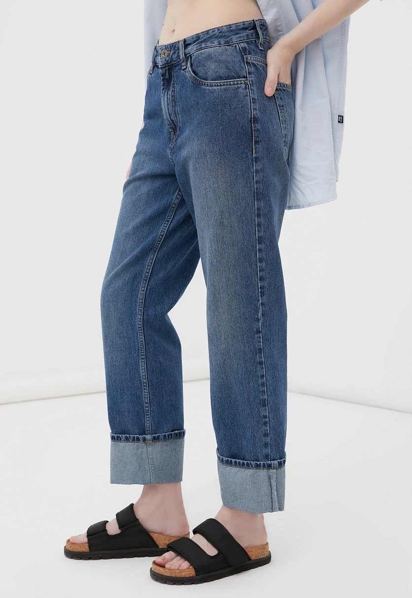 Джинсы straight fit женские, Модель FAB15001, Фото №3
