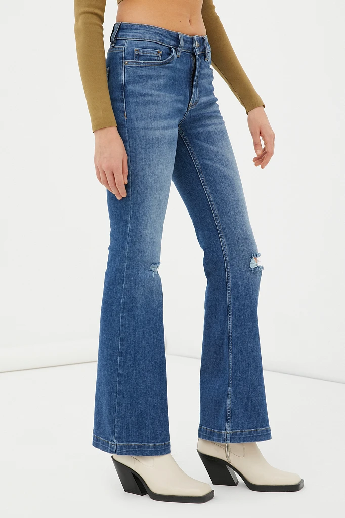 Джинсы bootcut fit женские, Модель FAB15004, Фото №3
