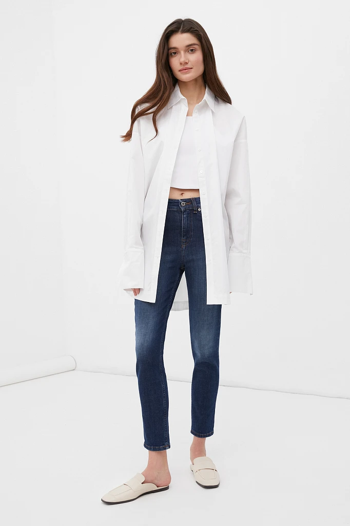 Джинсы slim fit женские, Модель FAB15024, Фото №1