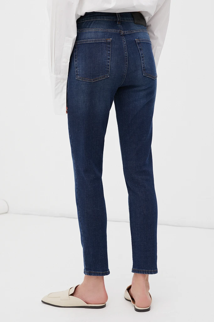 Джинсы slim fit женские, Модель FAB15024, Фото №4