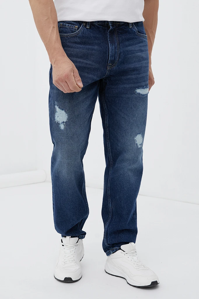 Джинсы tapered fit мужские, Модель FAB25007, Фото №2
