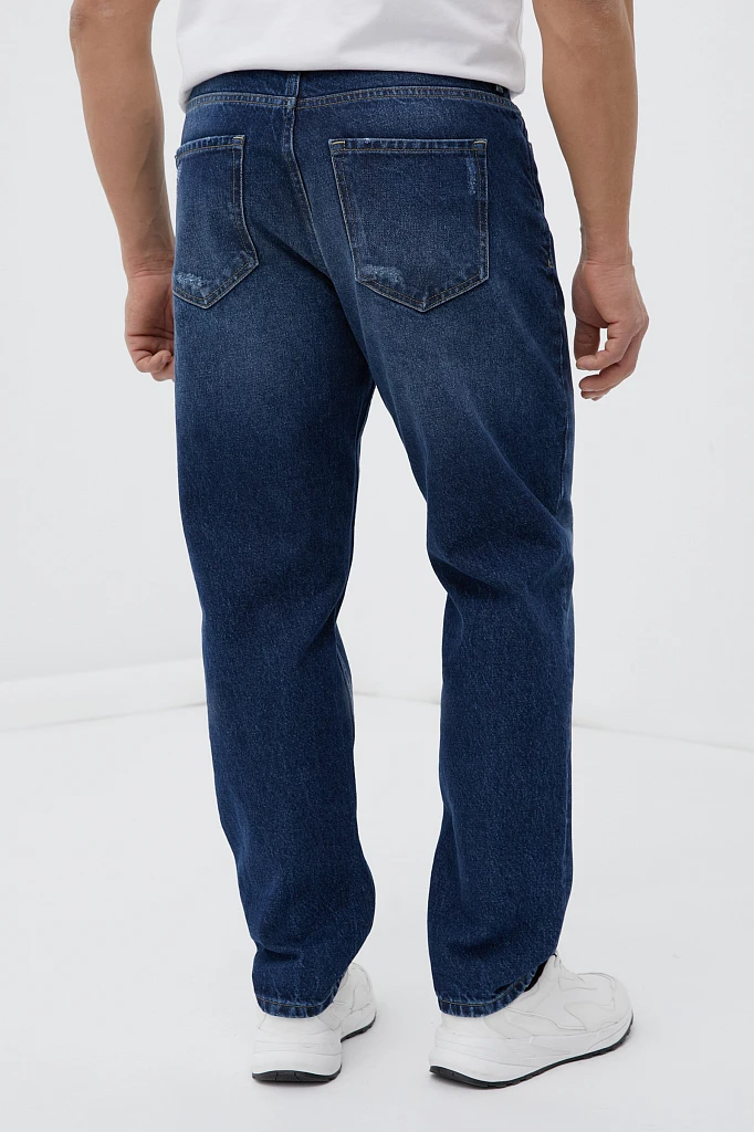 Джинсы tapered fit мужские, Модель FAB25007, Фото №4