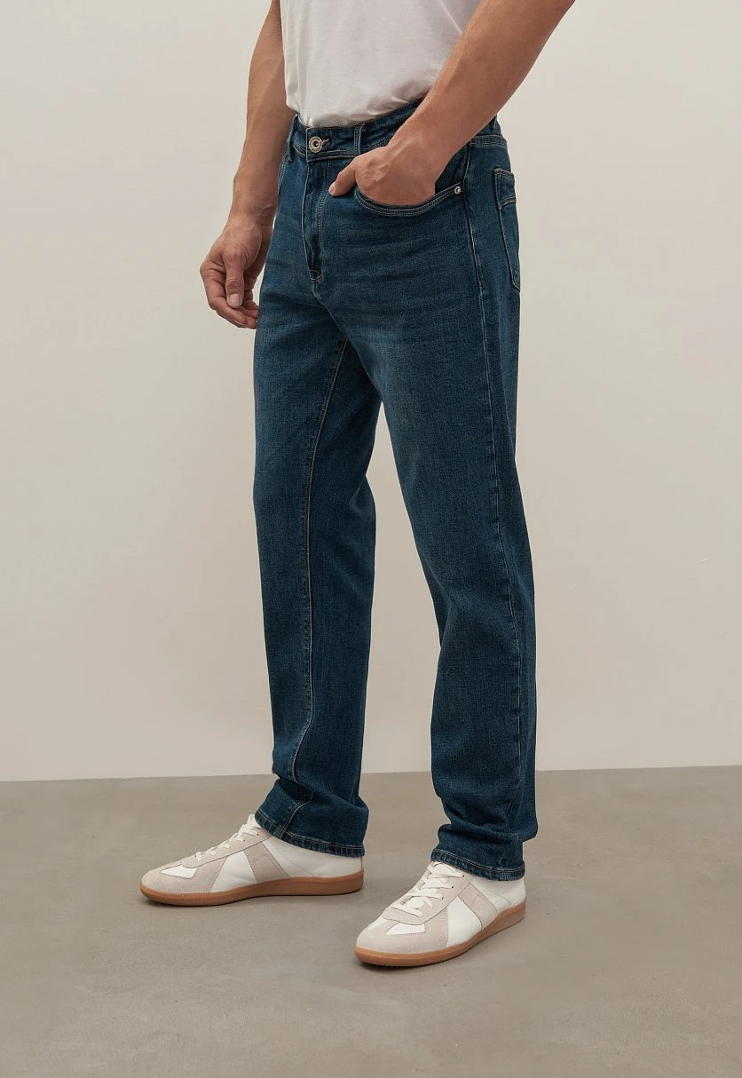Джинсы straight fit мужские, Модель FAB25011, Фото №3