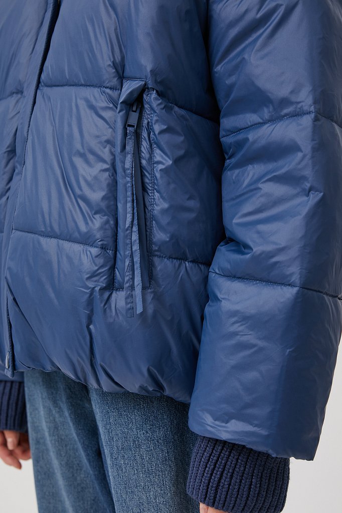Демисезонная женская куртка с утеплителем, Модель FAB110141, Фото №6