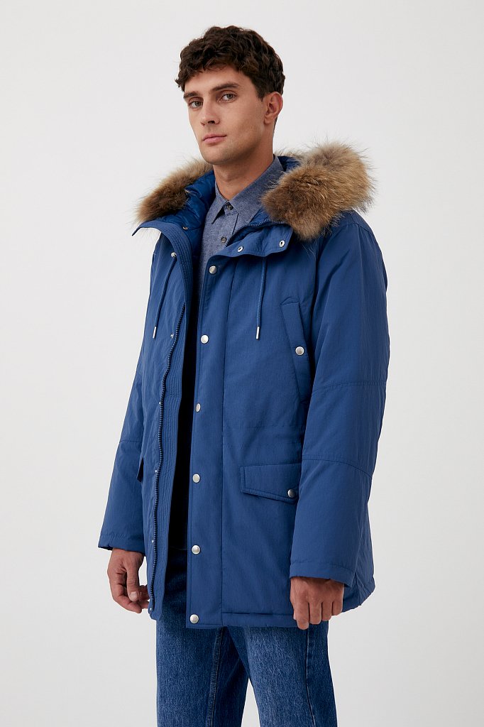 Пальто утепленное прямого силуэта, Модель FAB21066, Фото №3