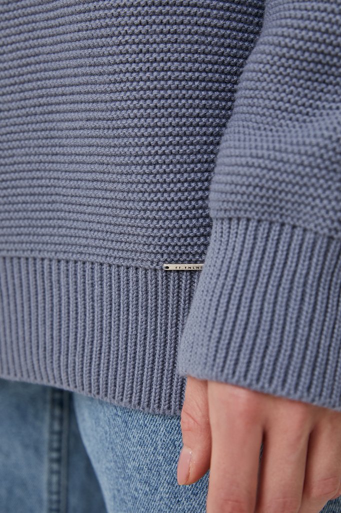 Женский свитер оверсайз прямого силуэта, Модель FAB111105, Фото №5