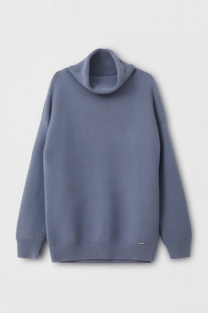 Свитер женский oversize прямого силуэта, Модель FAB111105, Фото №7