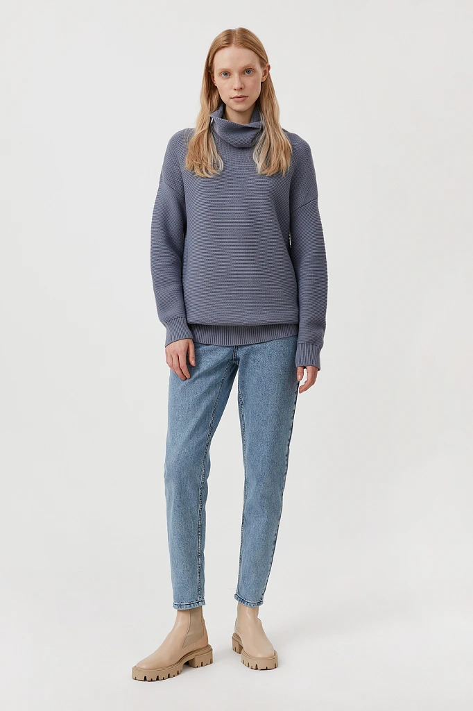 Свитер женский oversize прямого силуэта, Модель FAB111105, Фото №2