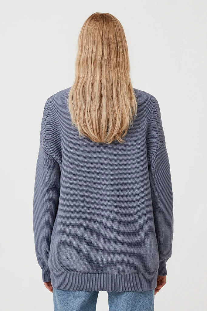 Свитер женский oversize прямого силуэта, Модель FAB111105, Фото №4