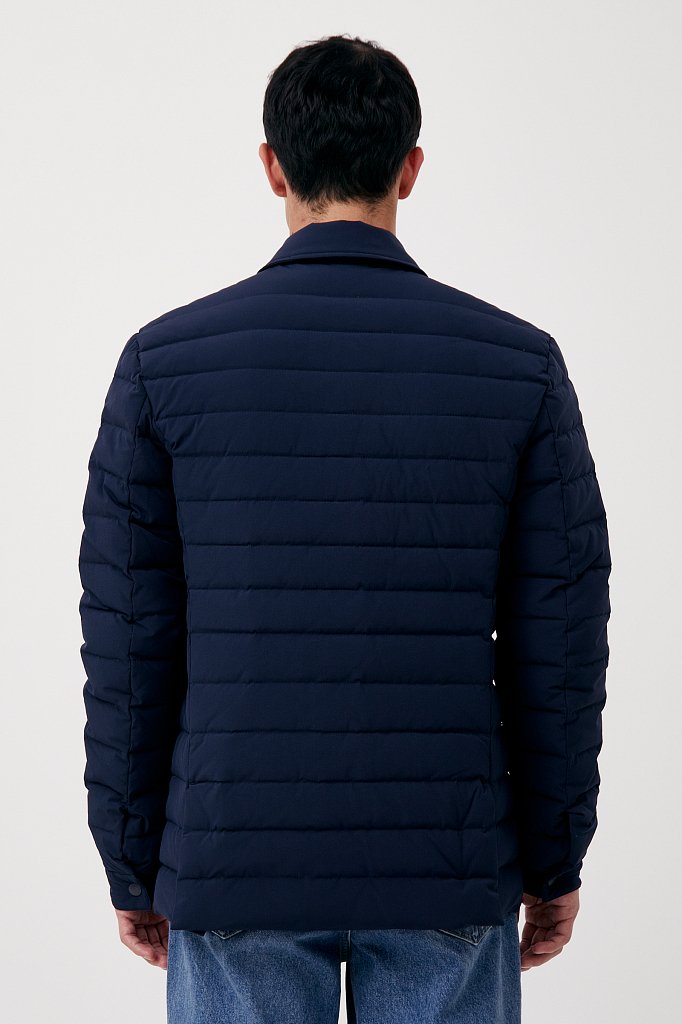 Стеганная куртка на натуральном пуху, Модель FAB21013, Фото №4