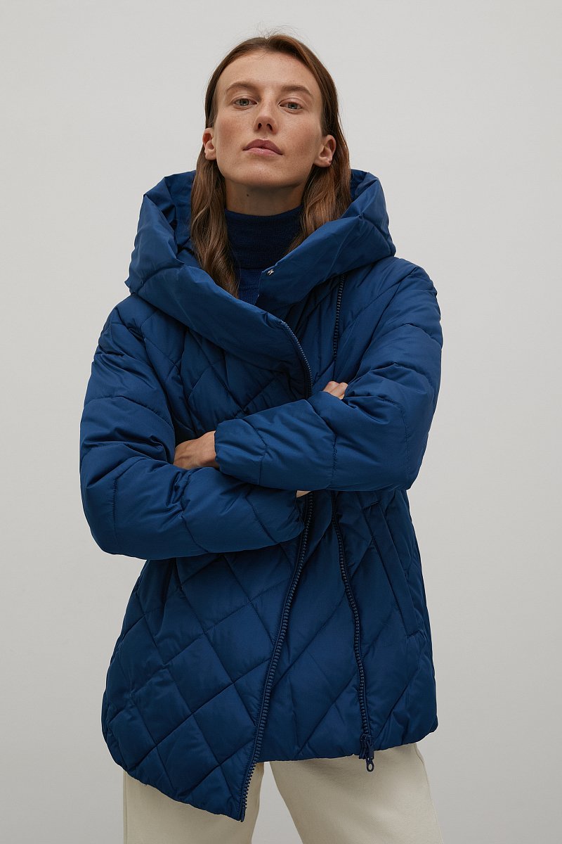 Утепленная женская куртка прямого силуэта, Модель FAB110223, Фото №1