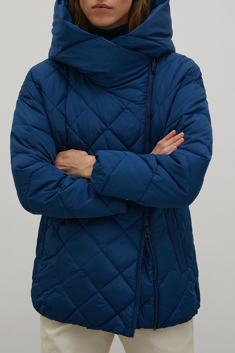 Утепленная женская куртка прямого силуэта, Модель FAB110223, Фото №3