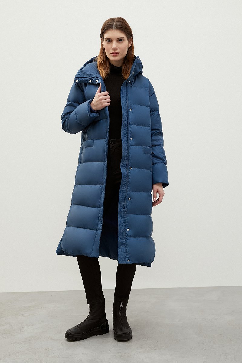 Пальто утепленное широкого силуэта, Модель FAB11046, Фото №2