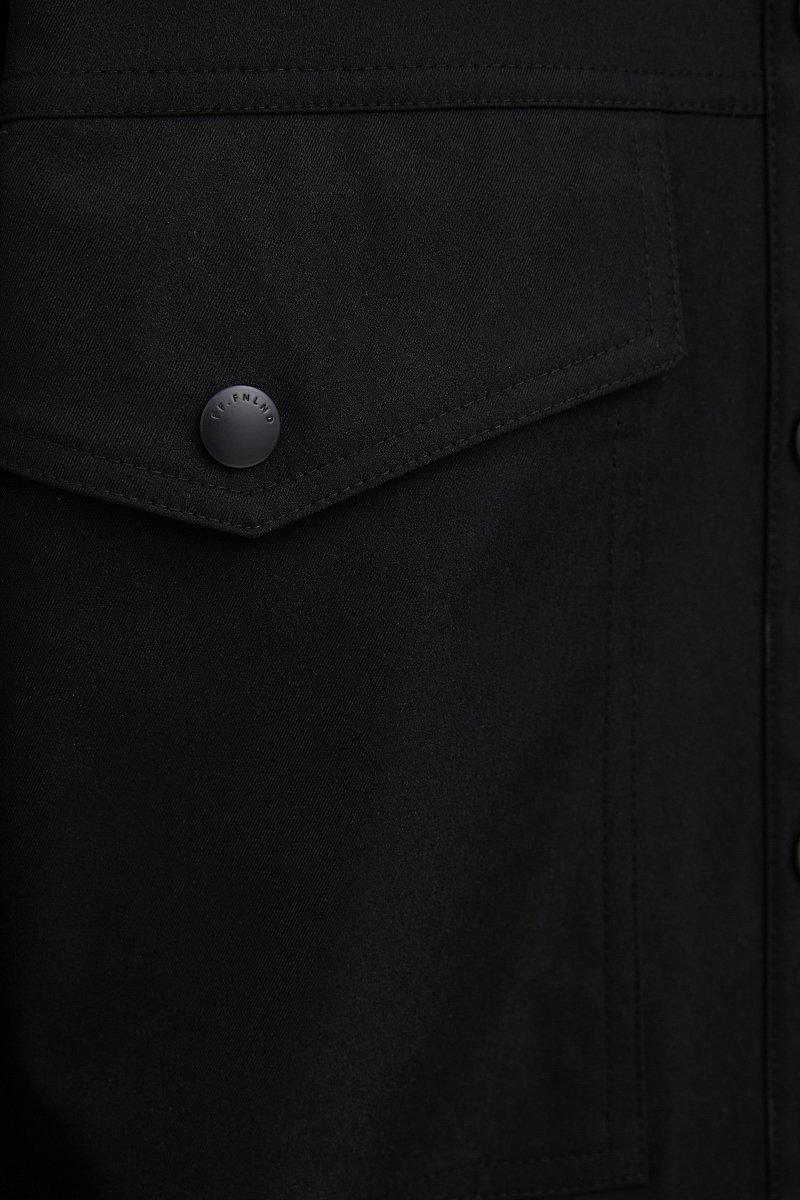 Женская рубашка c объемными рукавами и карманами, Модель FAB11009, Фото №6