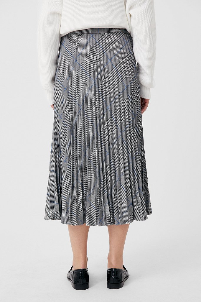 плиссированная женская юбка с принтом, Модель FAB110121, Фото №4