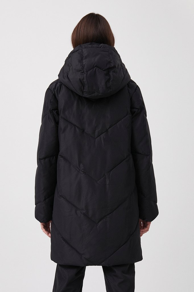 Пальто утепленное прямого силуэта, Модель FAB11013, Фото №5