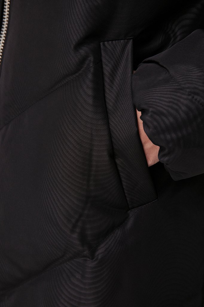 Пальто утепленное прямого силуэта, Модель FAB11013, Фото №6