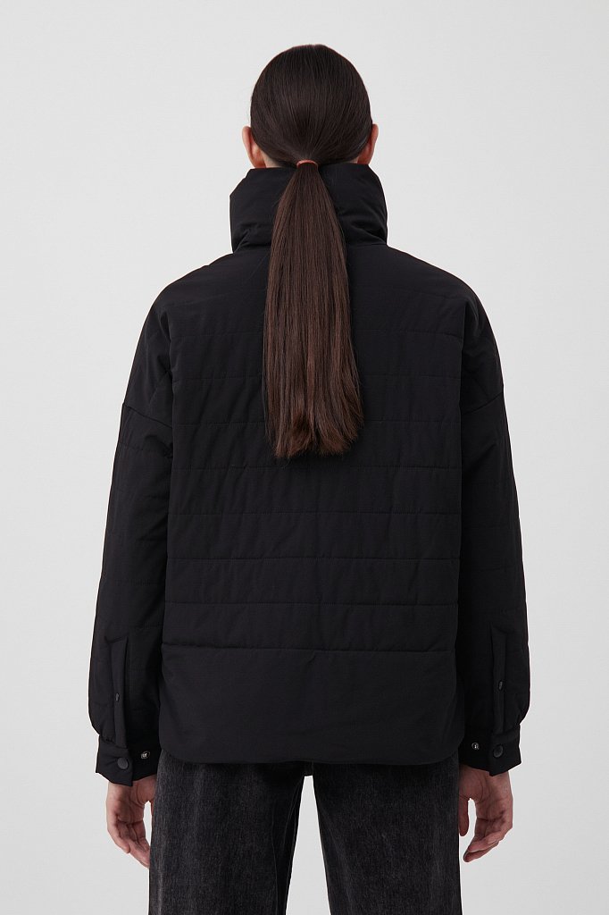 Куртка утепленная с воротником-стойкой, Модель FAB110147, Фото №5