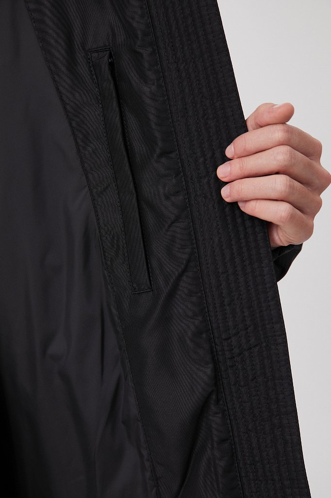 Куртка утепленная свободного силуэта, Модель FAB11014, Фото №4