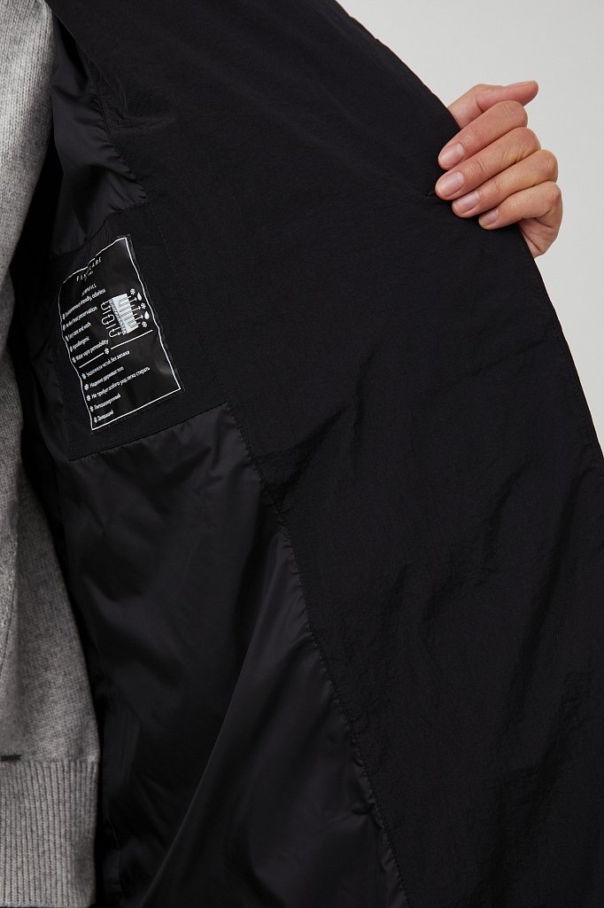Пальто утепленное свободного силуэта, Модель FAB110192, Фото №4