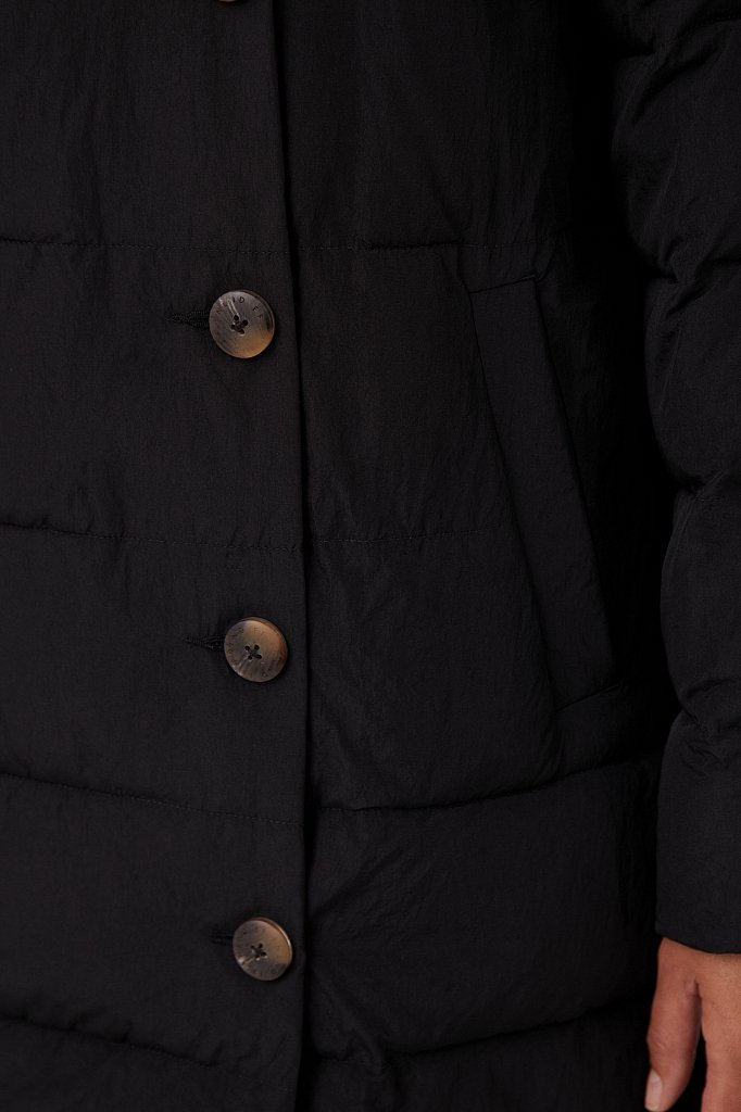 Пальто утепленное свободного силуэта, Модель FAB110192, Фото №7