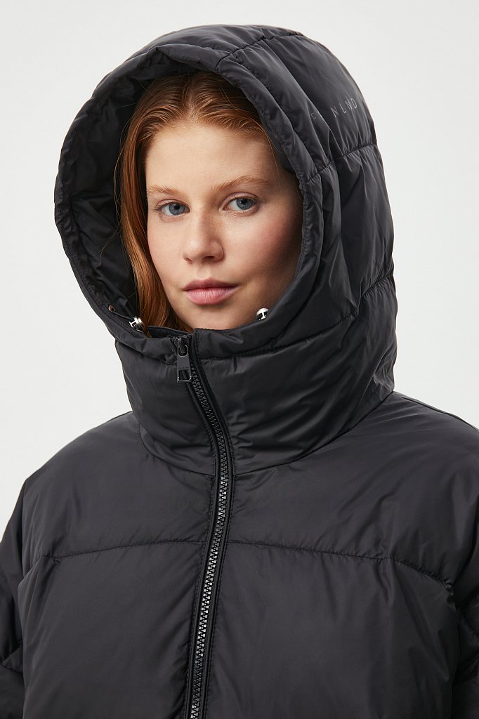Куртка утепленная силуэта трапеция, Модель FAB110221, Фото №6
