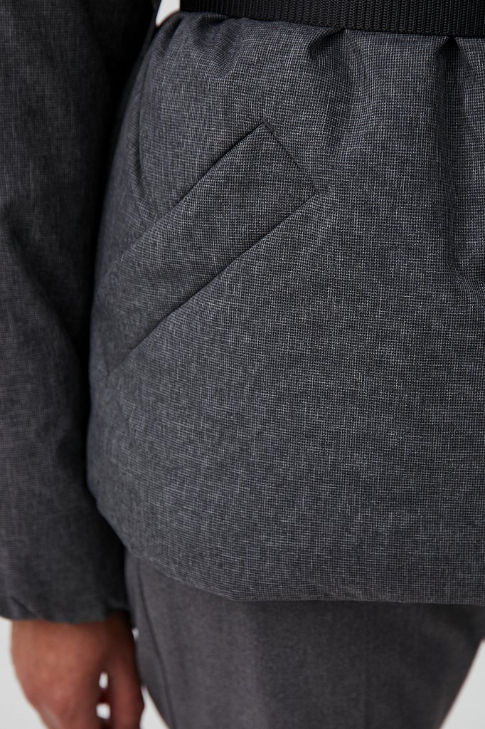 Куртка утепленная с воротником-стойкой, Модель FAB11027, Фото №7