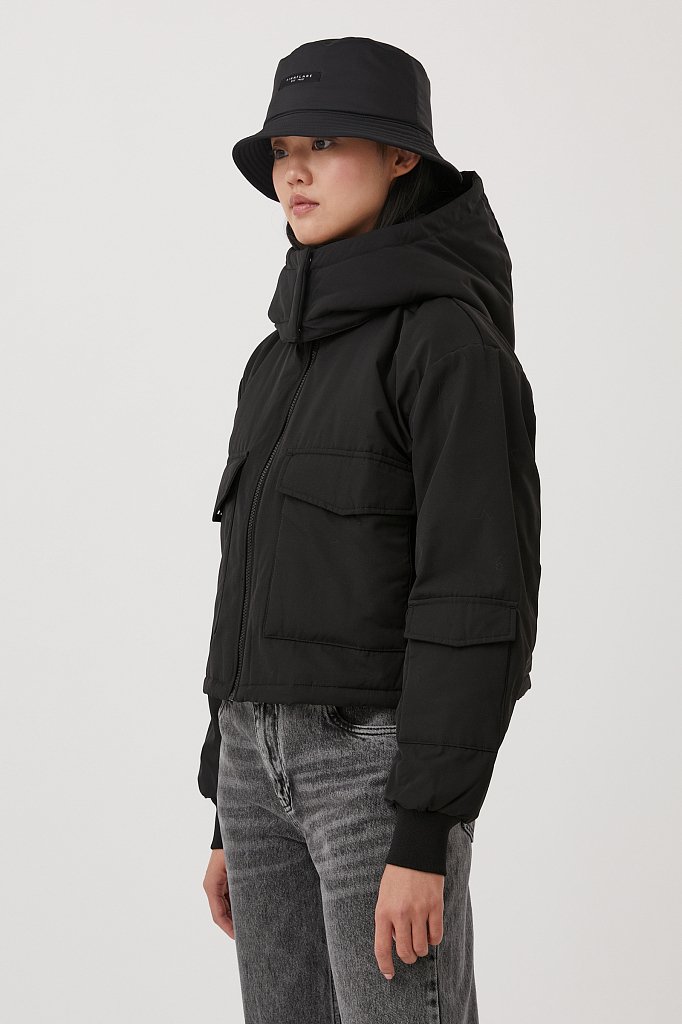 Куртка утепленная прямого силуэта, Модель FAB11072, Фото №3