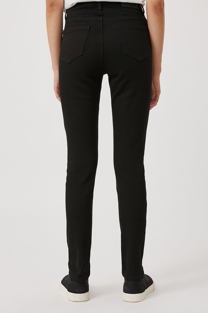 Утепленные джинсы slim fit женские, Модель FAB15022, Фото №4