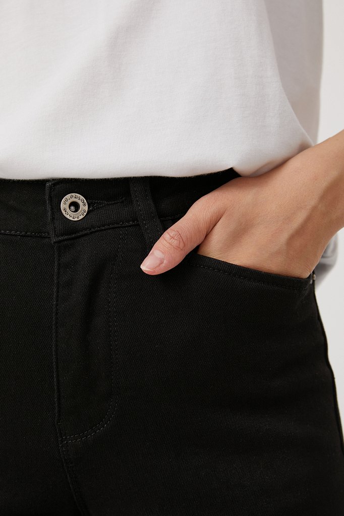 Утепленные джинсы slim fit женские, Модель FAB15022, Фото №5