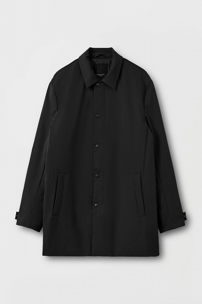 Демисезонное мужское пальто в рубашечном стиле, Модель FAB21007, Фото №7