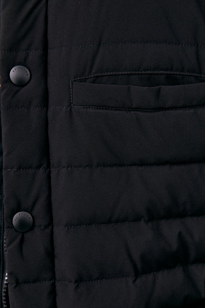 Стеганная куртка на натуральном пуху, Модель FAB21013, Фото №7